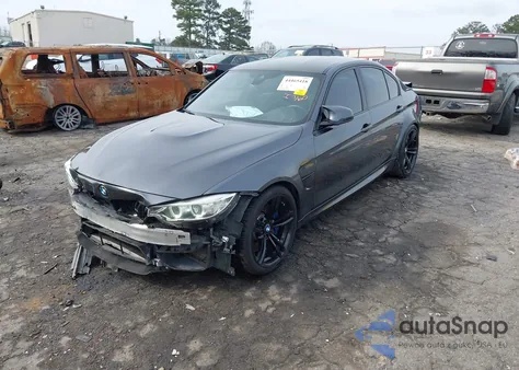 2015 BMW M3 from USA, damaged, VIN WBS3C9C52FP806222